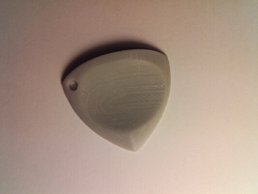 Anatomic Guitar Pick (UPDATED 9_6_2019) | 3d print model