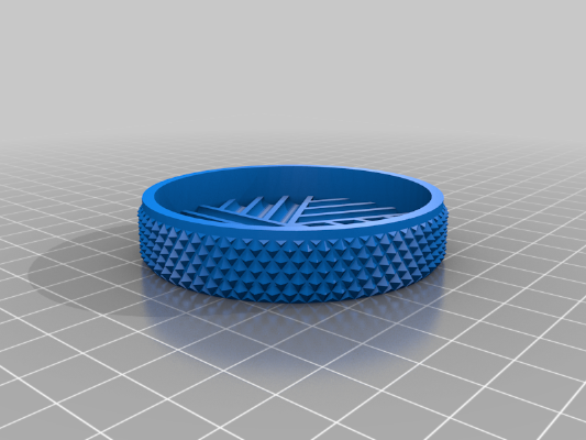 Toothless Grinder with Knurled Grip | 3d print model