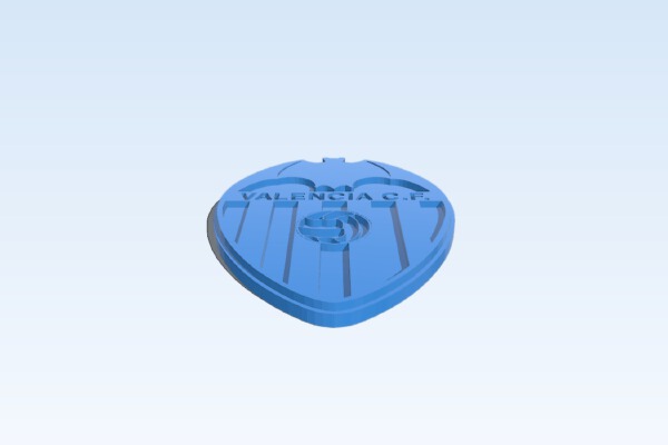 Escudo Valencia FC 2 colores | 3d print model