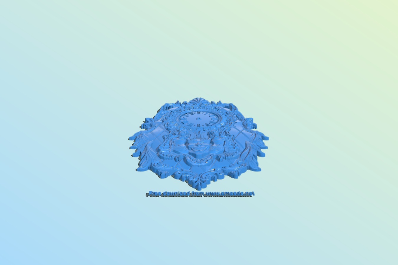 Wall clock pattern