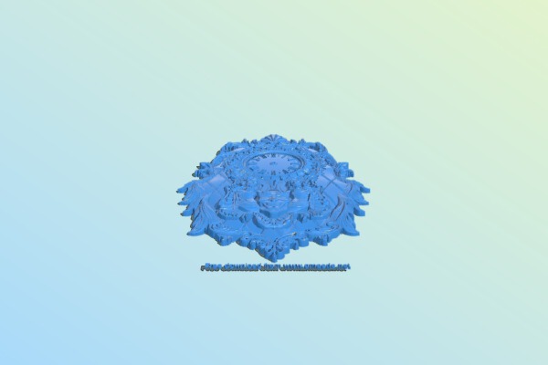 Wall clock pattern | 3d print model