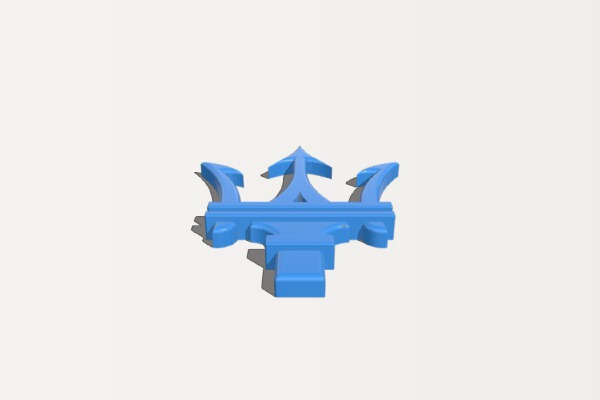Maserati Emblem | 3d print model