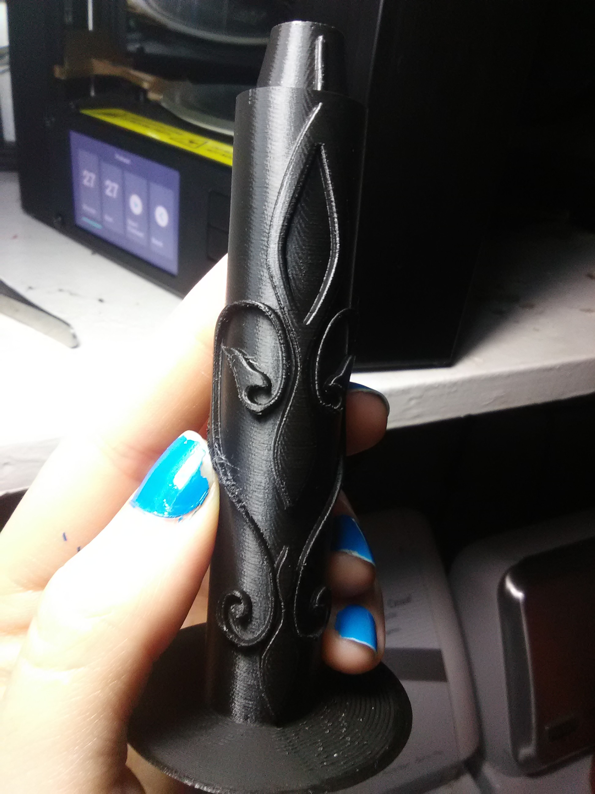pfh's Tabor Pipe in D -- Fancy Engraving Remix