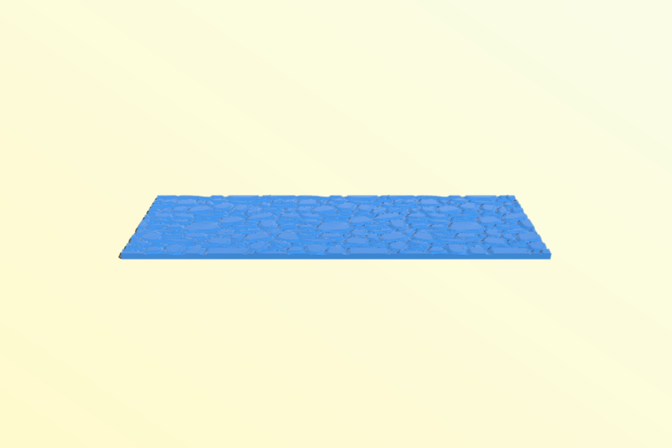 Cobblestone road for tabletop war games