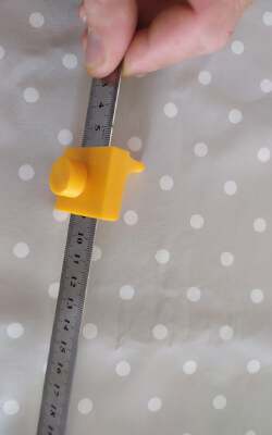 Ruler depth stop _ marking gauge | 3d print model