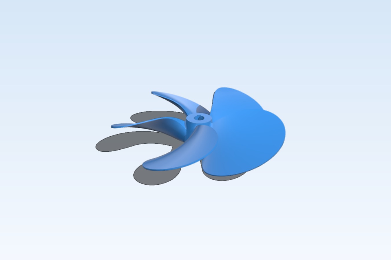 5 blade boat propeller