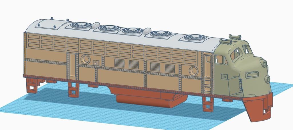 G-scale F7,  F7-A Body