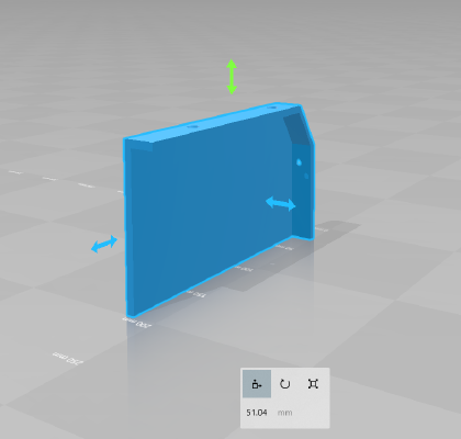 Corsair Crystal 570x PSU Shroud Door | 3d print model