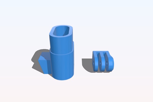 GoPro Mouth Mount (Mouthpiece) | 3d print model