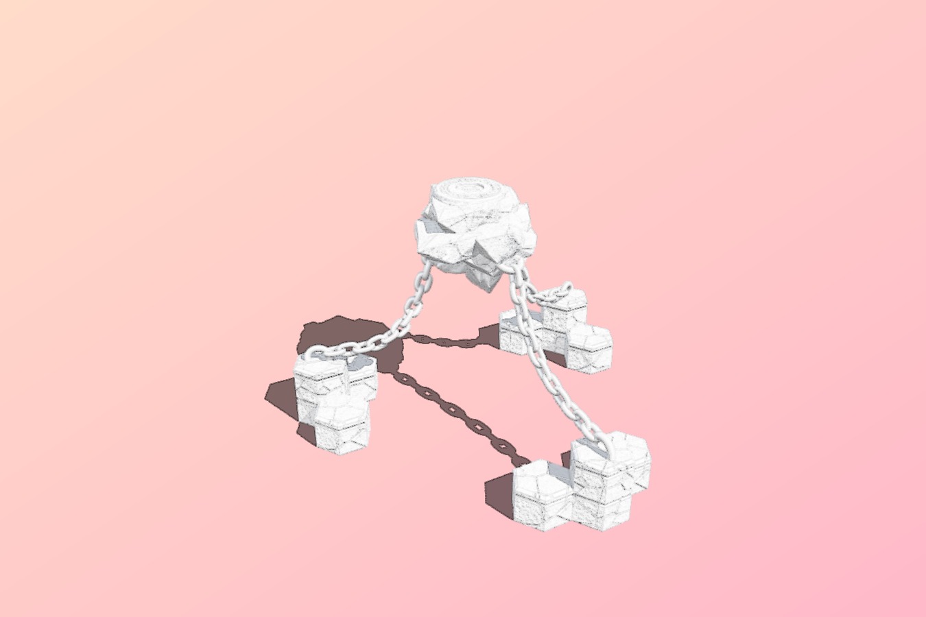 Foating rock display V2