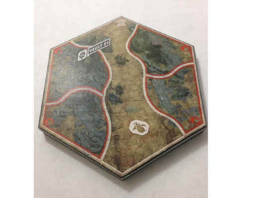 Fallout Magnetic Tiles (2017 Board Game) by Fantasy Flight Games | 3d print model