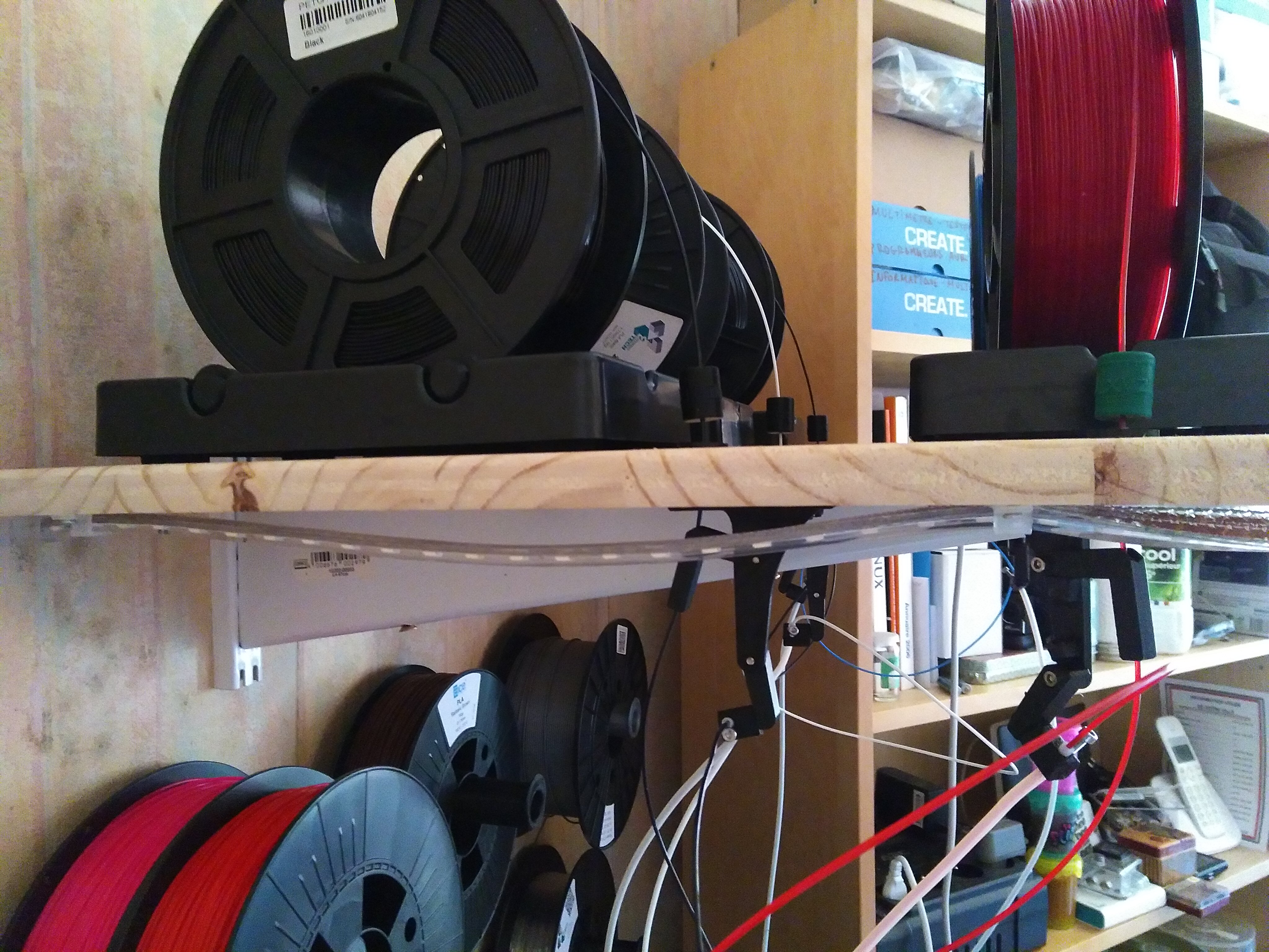 official prusa mmu2 filament holder base reworked