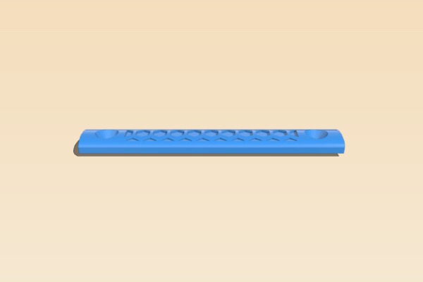 MLOK 3 slot cover | 3d print model