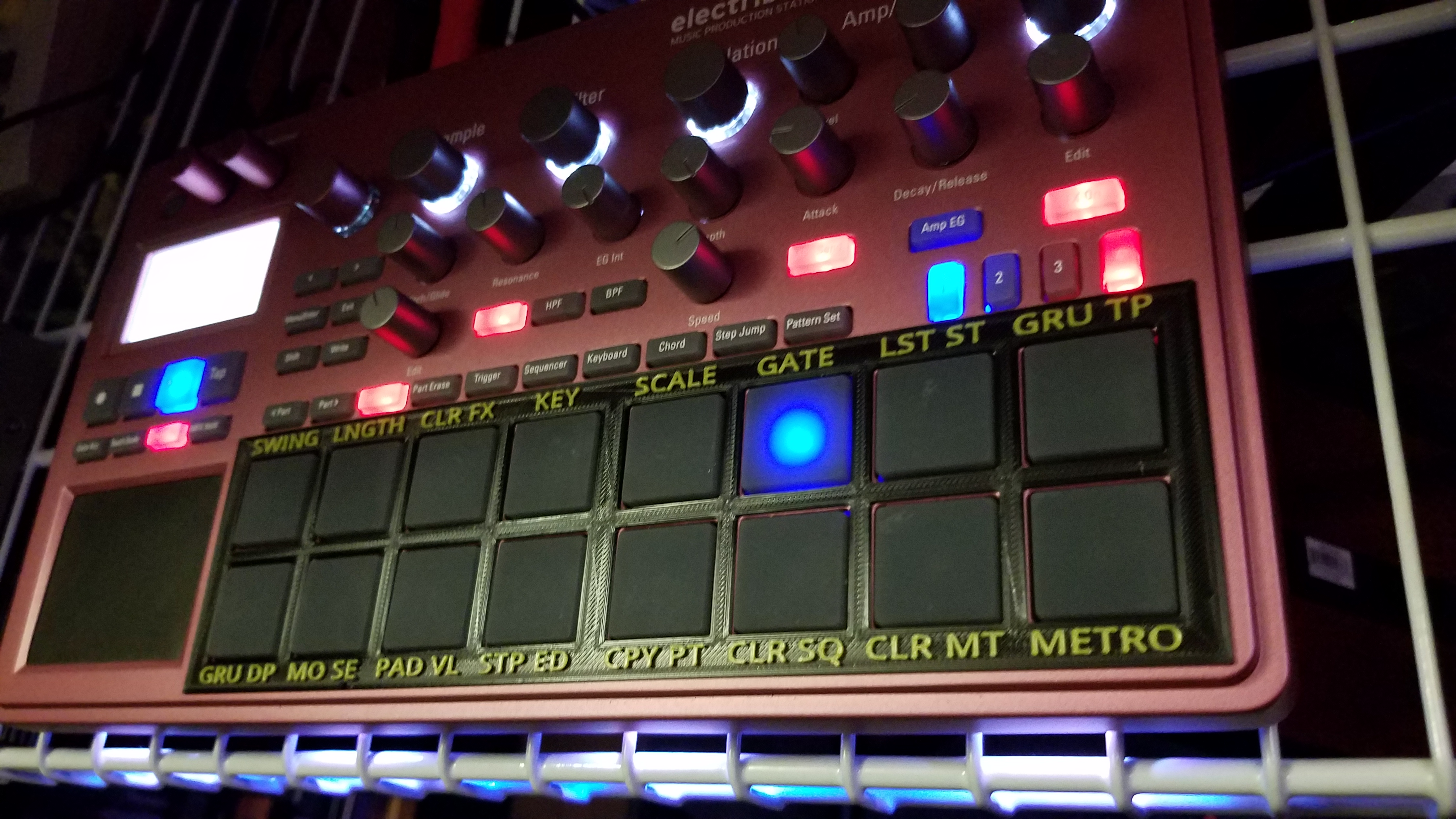 Korg Electribe Shift Key Keyboard Overlay - ES2 _ EX2