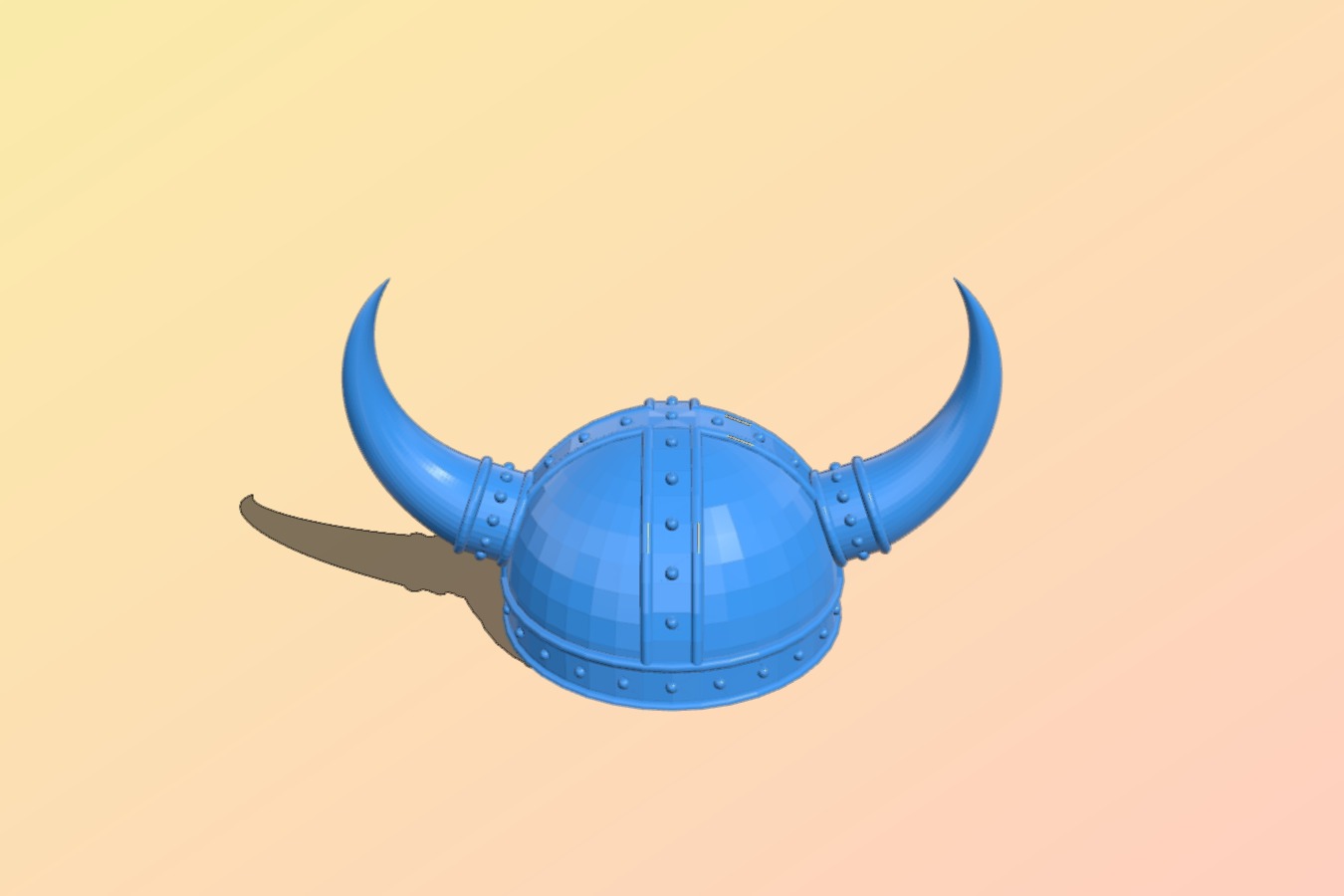 LEGO Jumbo Minifig Viking Helmet