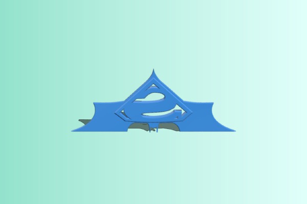Superman_Batman Insignia | 3d print model