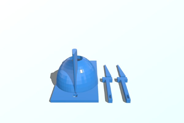 Customizable Bird House for U-Channel Posts | 3d print model