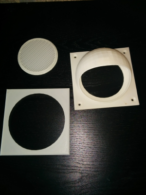100mm Ventilation cover | 3d print model