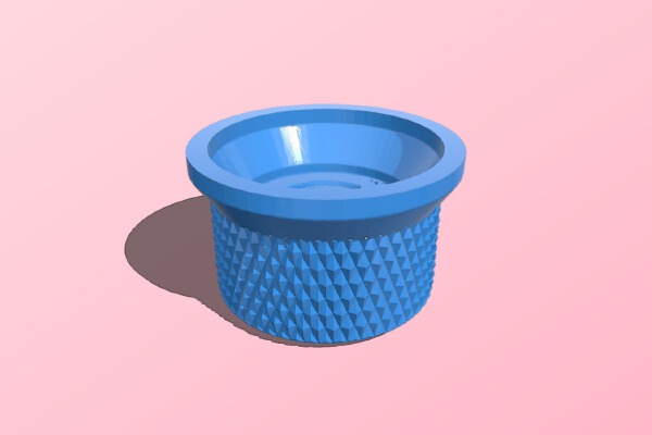 Ender 3 v2 Knurling LCD Controller Knob | 3d print model