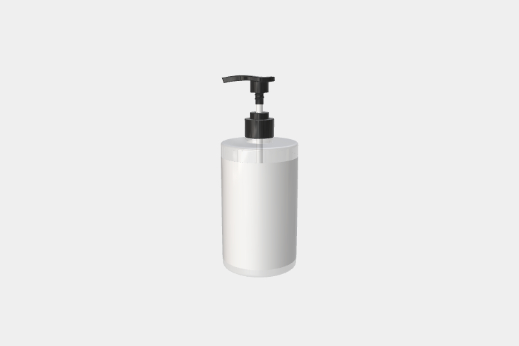 White Soap Container Mockup
