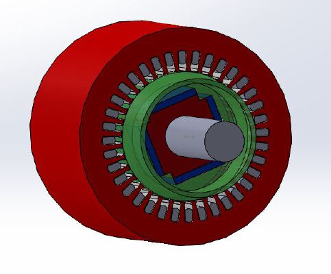 Executive motor's simplified model | 3d print model