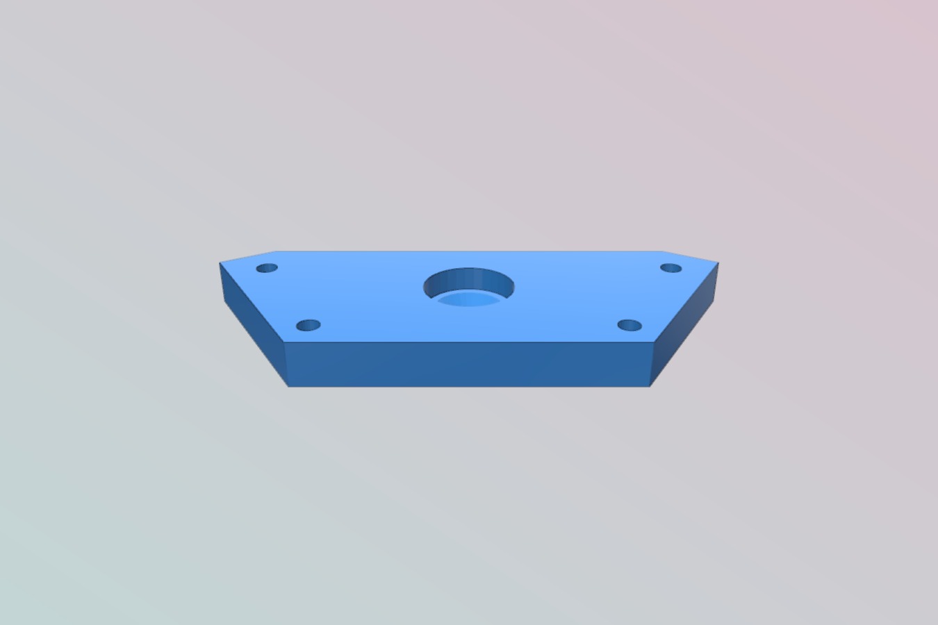 Monoprice Delta Mini leg plate for adding rubber legs