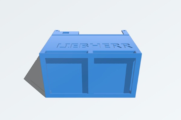 Baustellentank Liebherr 1:14 | 3d print model