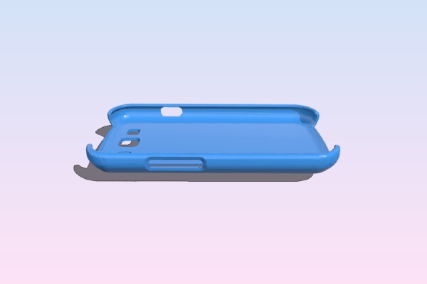 Samsung Galaxy S3 Case with Pocket Clip for Audio and Video Surveilance | 3d print model