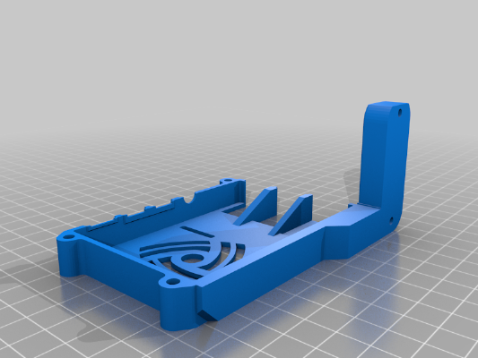 Raspberry Pi 4 case mount for prusa mk3s | 3d print model