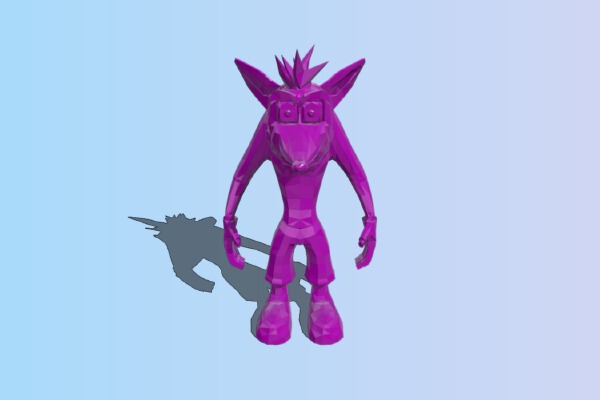 Crash Bandicoot Full Body | 3d print model