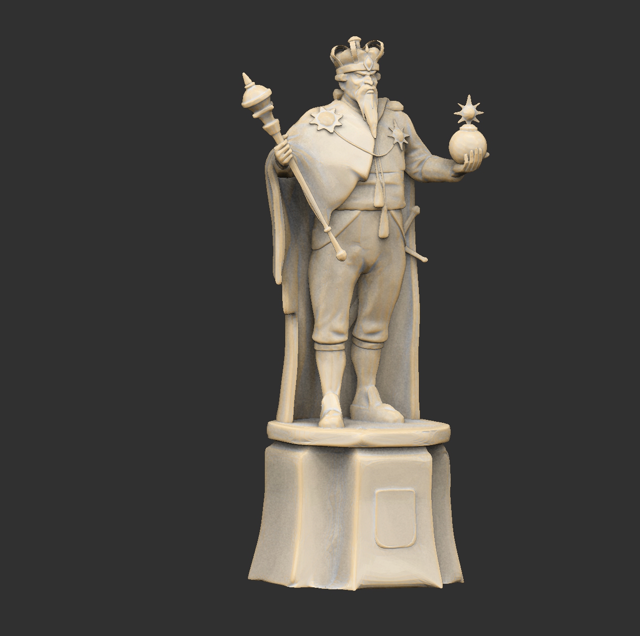 Statues King & Queen