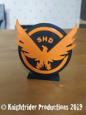 Logo SHD - The Division | 3d print model