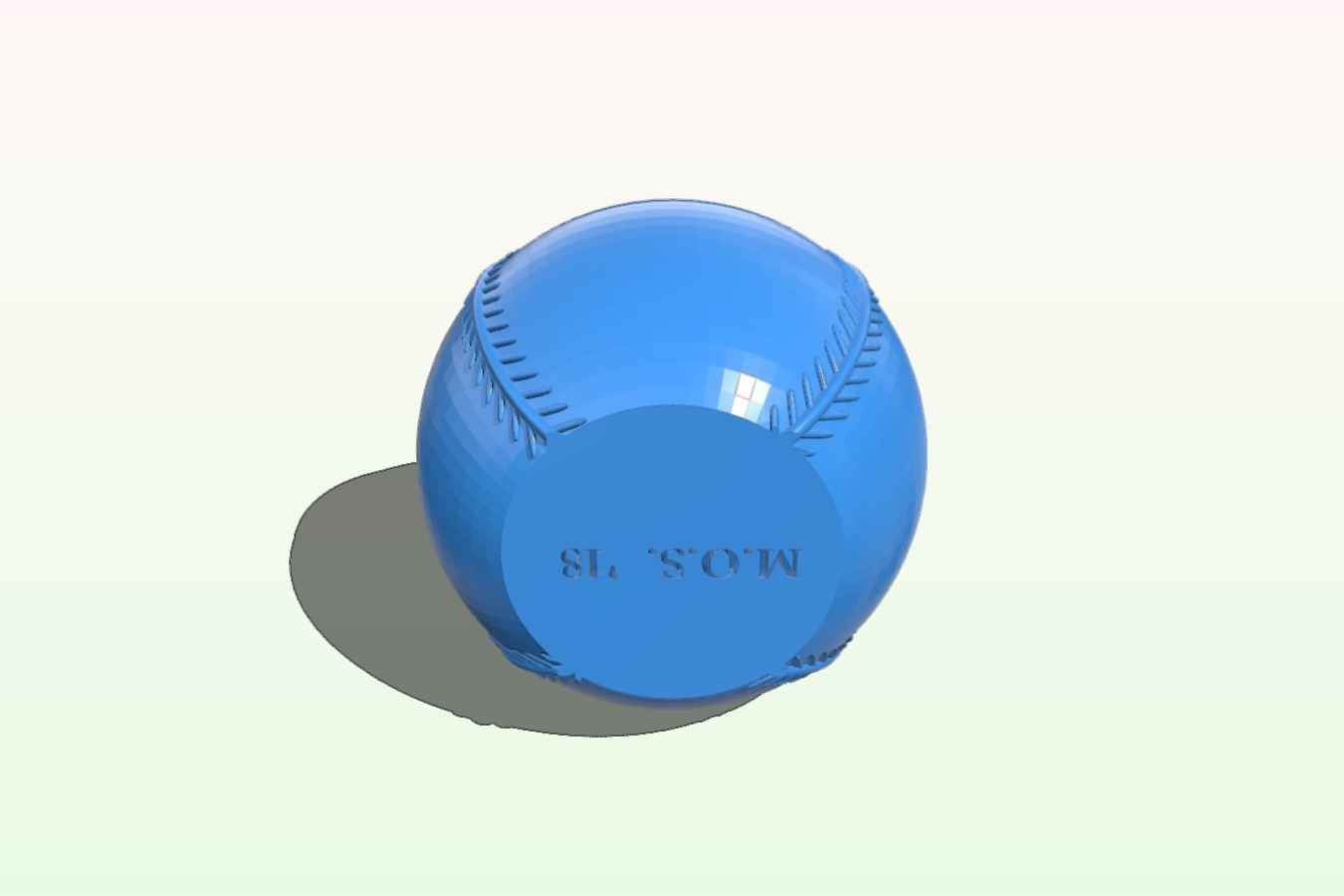 Softball Business Card Holder