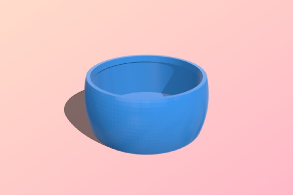 parametric crowned pulley for ball bearing | 3d print model