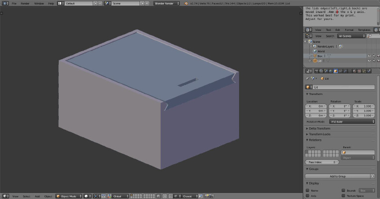SlideBox | 3d print model