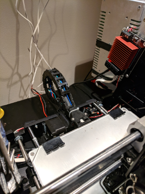 Anet A8 Strain Relief for Hotbed_Y Axis with Drag Chain | 3d print model