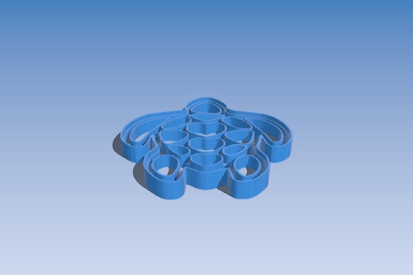 Heart Turtle Cookie Cutter 2 | 3d print model