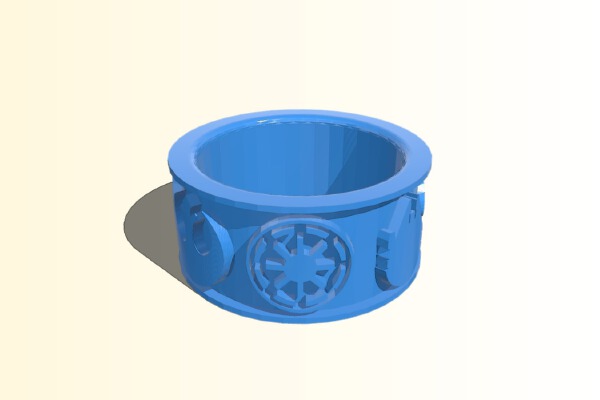 Star Wars Symbol Ring | 3d print model