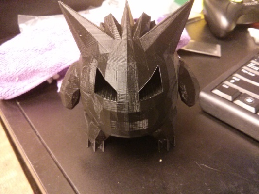 Hollowed Low Poly Gengar | 3d print model