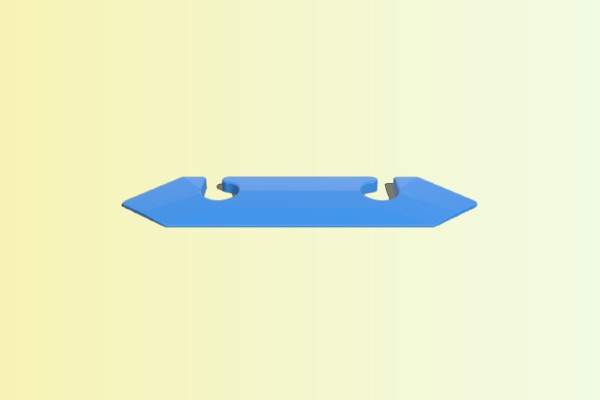 Hand weaving shuttle | 3d print model