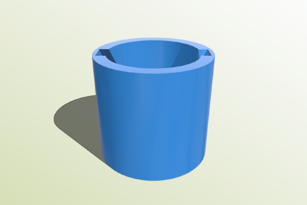 Parametric BNC dust cap | 3d print model