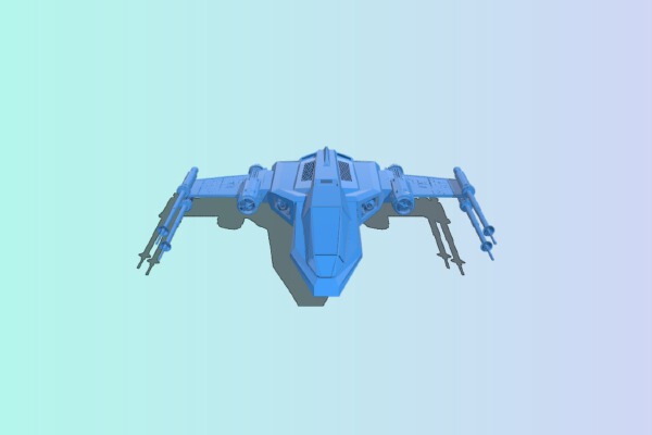 Z-15 Starfighter | 3d print model