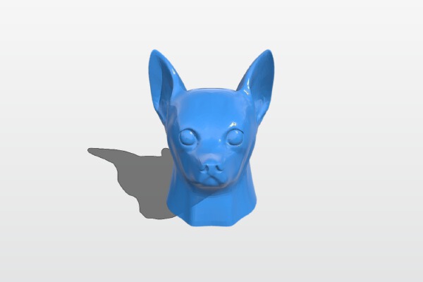 Chihuahua head dog | 3d print model