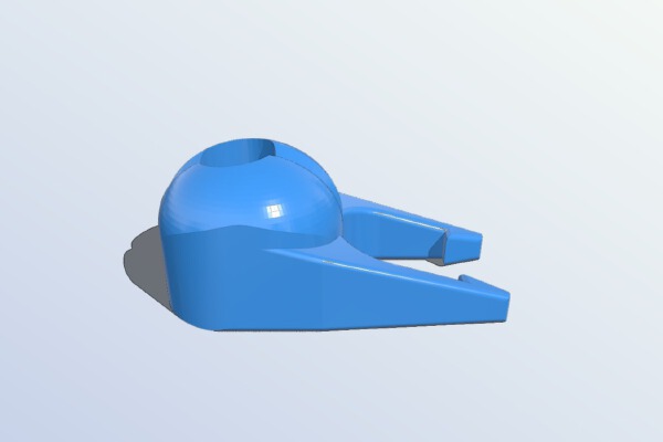 Danish cheese slicer end piece | 3d print model
