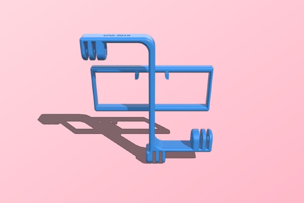 Go Pro Hero 3 Stereoscopic 3D Mount | 3d print model