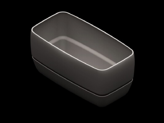 Simple Rectangular Planter | 3d print model