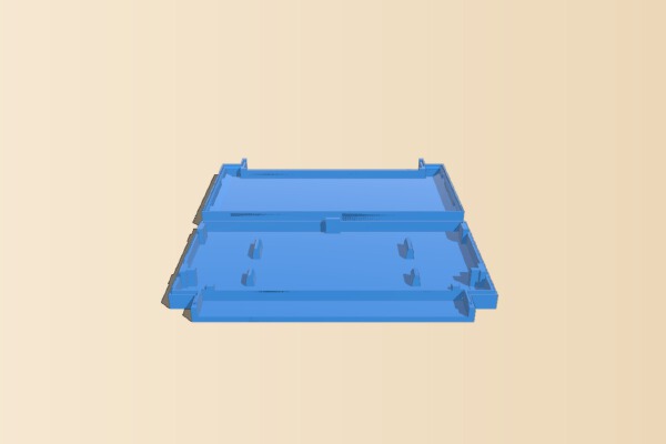 Dendy_Famicom_Famiclone Cartridge 60pin | 3d print model