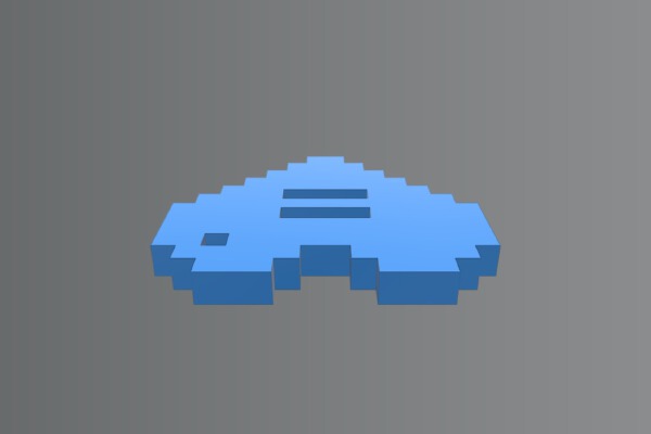 Pixel Heart Marriage Equality | 3d print model