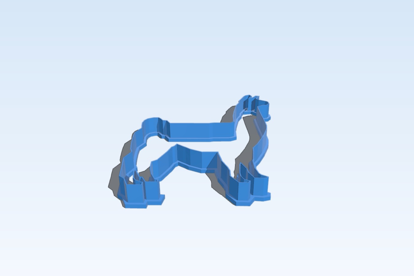 Llama cookie cutter