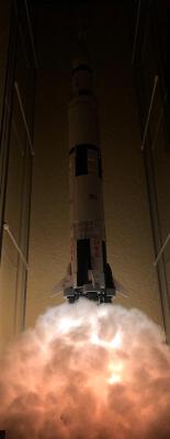 Lego Saturn V Display | 3d print model